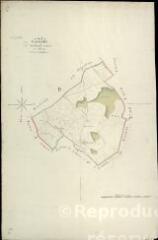 1 vue Cheverny : plans du cadastre napoléonien. Section C2 dite du marlay