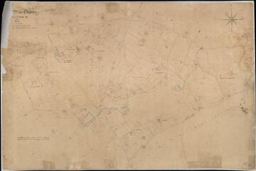 1 vue Cheverny : plans du cadastre napoléonien. Section K dite des ruaux