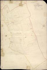 1 vue Cheverny : plans du cadastre napoléonien. Section M dite de laumone