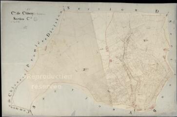 1 vue Chissay-en-Touraine : plans du cadastre napoléonien. Section C2