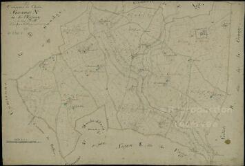 1 vue Choue : plans du cadastre napoléonien. Section A dite de l'Epinay