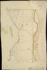 1 vue Courbouzon : plans du cadastre napoléonien. Section K dite de Friglon