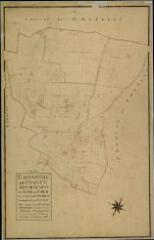1 vue Feings : plans du cadastre napoléonien. Section A dite de faveras