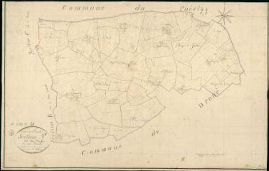 1 vue Fontenelle (La) : plans du cadastre napoléonien. Section A dite les Forêts