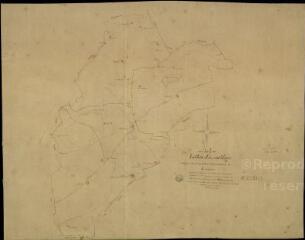 1 vue Fougères-sur-Bièvre : plans du cadastre napoléonien. Tableau d'assemblage