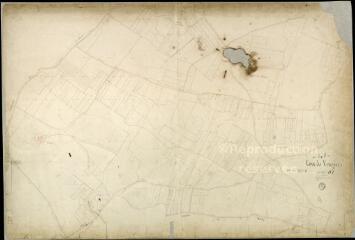 1 vue Fougères-sur-Bièvre : plans du cadastre napoléonien. Section D1 dite du salvar