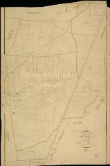 1 vue Fresnes : plans du cadastre napoléonien. Section A dite du méneuil