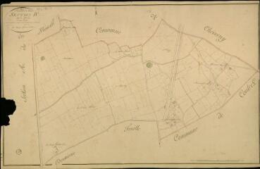 1 vue Fresnes : plans du cadastre napoléonien. Section B1 dite de Marçon