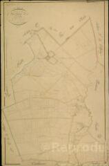 1 vue Fresnes : plans du cadastre napoléonien. Section C2 dite du bourg