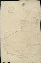 1 vue Hayes (Les) : plans du cadastre napoléonien. Section A1 dite du Bourg