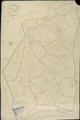 1 vue Hayes (Les) : plans du cadastre napoléonien. Section E1 dite du Ménage
