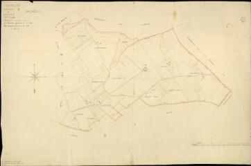 1 vue Herbault : plans du cadastre napoléonien. Section A1 dite de jussé