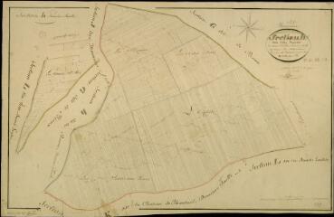 1 vue Huisseau-sur-Cosson : plans du cadastre napoléonien. Section H1 dite des Brosses
