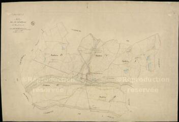 1 vue  - Lamotte-Beuvron : plans du cadastre napoléonien. plan général du cadastre parcellaire de Lamotte-Beuvron (ouvre la visionneuse)