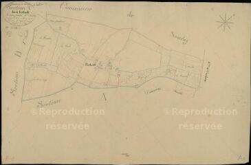 1 vue Lancé : plans du cadastre napoléonien. Section A1 dite de berthault