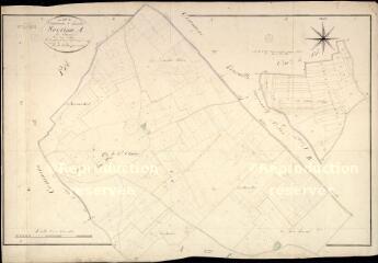 1 vue Landes-le-Gaulois : plans du cadastre napoléonien. Section A1 dite de chassay