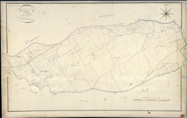 1 vue Landes-le-Gaulois : plans du cadastre napoléonien. Section G2 dite de pitouille