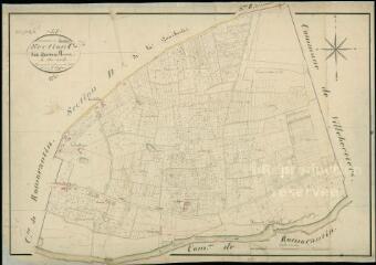 1 vue Lanthenay : plans du cadastre napoléonien. Section C dite de grenouillère