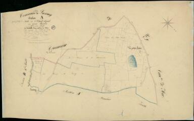 1 vue Lassay : plans du cadastre napoléonien. Section A1 dite de l'étang Bézard