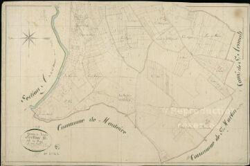 1 vue Lavardin : plans du cadastre napoléonien. Section B2 dite du bourg