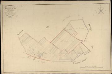 1 vue  - Lorges : plans du cadastre napoléonien. Section D2 dite de la blandinière (ouvre la visionneuse)