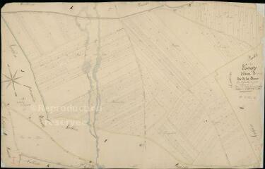 1 vue Lunay : plans du cadastre napoléonien. Section I1 dite de la barre