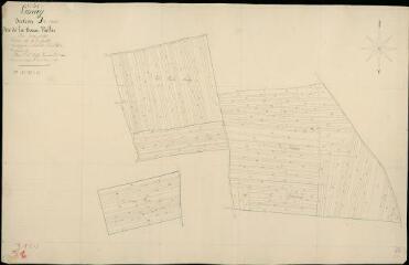 1 vue Lunay : plans du cadastre napoléonien. Section J1 (2) dite de la basse vallée