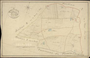 1 vue Marchenoir : plans du cadastre napoléonien. Section A2 dite de pulant
