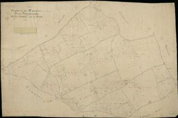 1 vue Marcilly-en-Beauce : plans du cadastre napoléonien. Section C dite des bordes