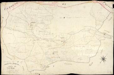 1 vue Mareuil-sur-Cher : plans du cadastre napoléonien. Section F2 dite de mesue