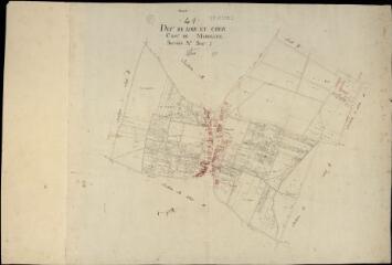 1 vue Marolles : plans du cadastre napoléonien. Section A1