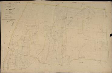 1 vue Maves : plans du cadastre napoléonien. Section C1 dite de la blanchonnière