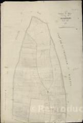 1 vue Maves : plans du cadastre napoléonien. Section E1 dite de villeromard