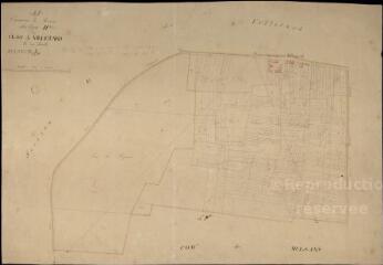 1 vue Maves : plans du cadastre napoléonien. Section H dite du clos de villetard