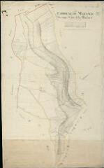 1 vue Mazangé : plans du cadastre napoléonien. Section S dite de la hacherie