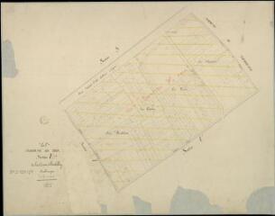 1 vue Mer : plans du cadastre napoléonien. Section T dite de la croix d'herbilly