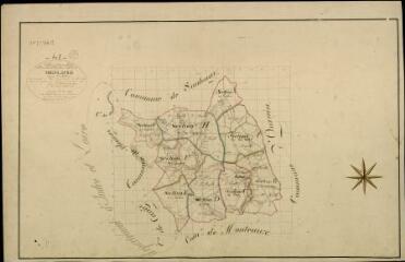 1 vue Mesland : plans du cadastre napoléonien. Tableau d'assemblage