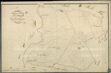 1 vue Mesland : plans du cadastre napoléonien. Section B2 dite de la morandière