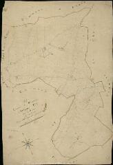 1 vue Mondoubleau : plans du cadastre napoléonien. Section C dite de la borde