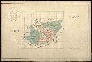 1 vue Mont-Près-Chambord : plans du cadastre napoléonien. Tableau d'assemblage