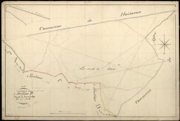1 vue Mont-Près-Chambord : plans du cadastre napoléonien. Section B dite de la forêt de boulogne