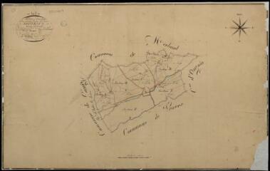 1 vue Monteaux : plans du cadastre napoléonien. Tableau d'assemblage
