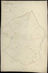 1 vue Monthou-sur-Bièvre : plans du cadastre napoléonien. Section G dite de la cahouer
