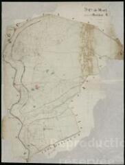 1 vue Monthou-sur-Cher : plans du cadastre napoléonien. Section E1