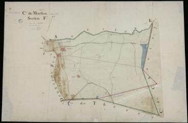 1 vue Monthou-sur-Cher : plans du cadastre napoléonien. Section F1