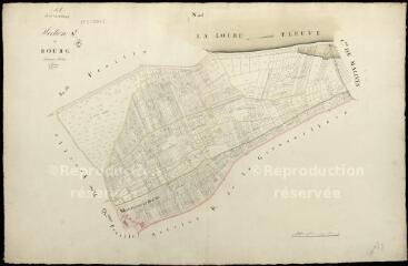 1 vue  - Montlivault : plans du cadastre napoléonien. Section A1 dite du bourg (ouvre la visionneuse)