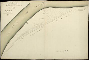 1 vue Montlivault : plans du cadastre napoléonien. Section A2 dite du bourg