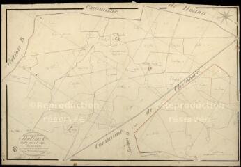 1 vue Muides-sur-Loire : plans du cadastre napoléonien. Section C dite du vivier