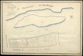 1 vue Muides-sur-Loire : plans du cadastre napoléonien. Section F dite des collies