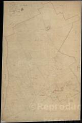 1 vue Mulsans : plans du cadastre napoléonien. Section A1 dite de bonpuits